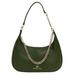 Logo Leather Shoulder Bag Shoulder Bags Green