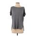 Gap Fit Active T-Shirt: Gray Activewear - Women's Size Small