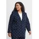 Jackenblazer FRANSA "Fransa FPBLENDA BLA 1" Gr. 56, blau (navy blazer mi) Damen Blazer