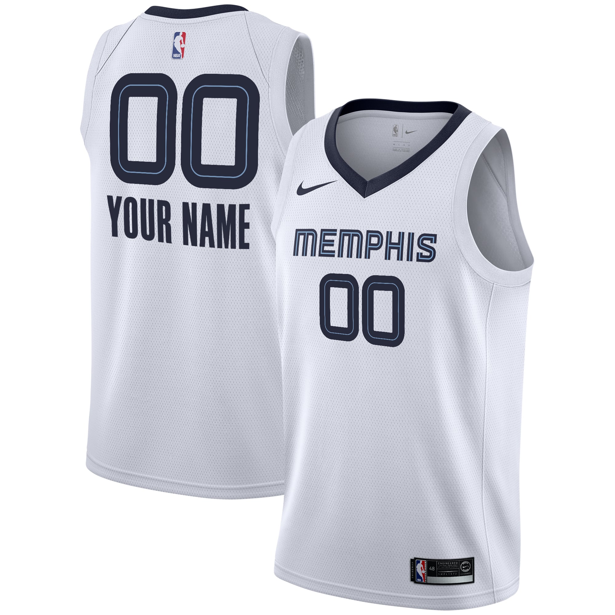 Memphis Grizzlies Nike Association Swingman Jersey - Brauch - Jugend