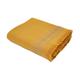 Fouta éponge coton 100x180 jaune moutarde / taupe