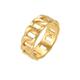 KUZZOI Ring Herren gold, 66