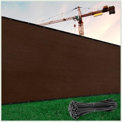 ColourTreeUSA 6 ft. Height Fence Privacy Screen Windscreen Cover Fabric Shade Tarp Netting Mesh Cloth Commercial Grade 170 GSM