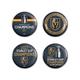 WinCraft Vegas Golden Knights 2023 Stanley Cup Champions Four-Pack Button Set