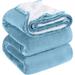 480GSM Sherpa Fleece Reversible Bed Blanket in Twin Size