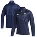 Men's adidas Navy FIU Panthers Sideline Quarter-Zip Pullover Top