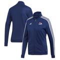 Women's adidas Navy Fresno State Bulldogs Tiro 19 Training Full-Zip Jacket