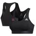 Women's adidas Black Miami University RedHawks Alphaskin Bra