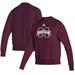 Women's adidas Maroon Mississippi State Bulldogs Premium Retro Pullover Sweatshirt