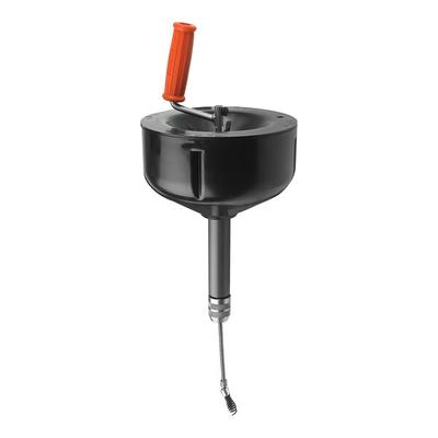 General Pipe Cleaners D-25-2 Handy Handheld Drain Cleaner with 25' x 1/4" Flexicore Cable with Down Head