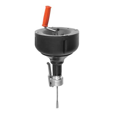 General Pipe Cleaners PD-25-2 Auto-Handy Handheld Automatic Drain Cleaner with 25' x 1/4" Flexicore Cable with Down Head