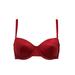 Plus Size Women's The Balconette - Satin by CUUP in Garnet Shine (Size 30 H)