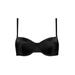 Plus Size Women's The Balconette - Satin by CUUP in Black Shine (Size 34 D)