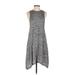 Maeve Casual Dress - A-Line Crew Neck Sleeveless: Gray Dresses - Women's Size Small