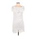 Romeo & Juliet Couture Casual Dress: White Dresses - Women's Size Medium