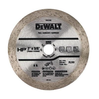 DEWALT DW47350 DiamondSawBlade,Diam:3",Arbor:3/8