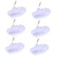 ibasenice 6pcs Doll Bathtub Swimming Baby Doll Dollhouse Bathtub Miniature Bathtub Dollhouse Furniture Bathtub Baby Doll Dollhouse Pool Baby Bath Tub Doll Shower Pool Child Coral Suite White