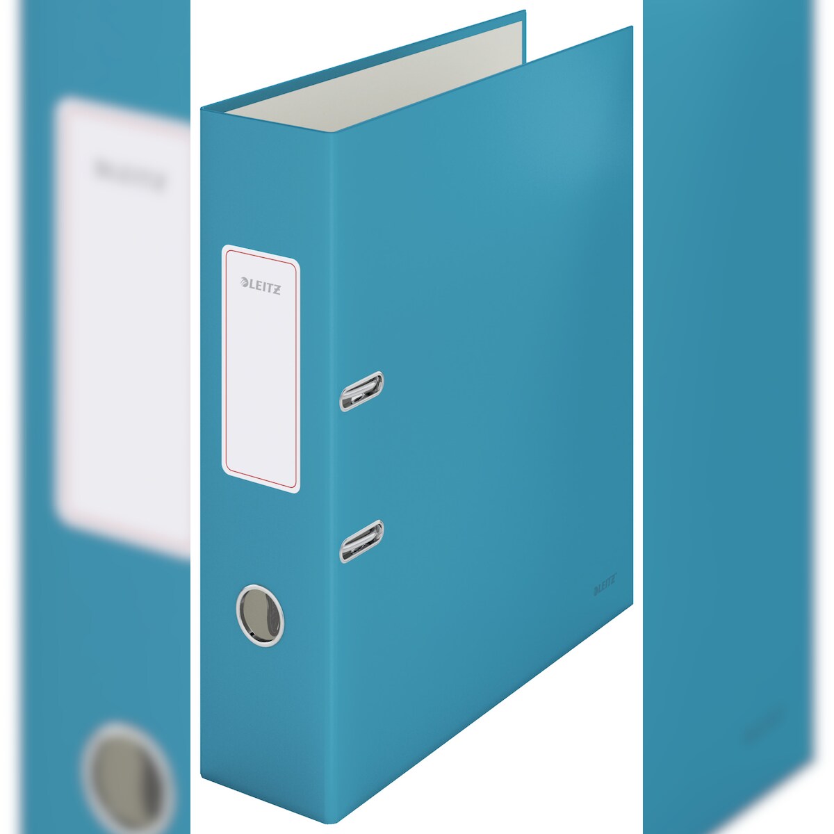 Leitz Ordner Cosy Soft Touch 10610061 A4 80mm Pappe blau Image