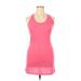 Venus Casual Dress - Bodycon Scoop Neck Sleeveless: Pink Print Dresses - Women's Size X-Large
