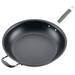 Anolon Advanced Home Hard Anodized Nonstick Frying Pan/Skillet w/ Helper Handle, 14.5 Inch Non Stick/ in Gray | 3.4 H x 23.6 D in | Wayfair 84679