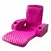 TRC Recreation Folding Baja Swimming Pool Water Lounger Chair, Flamingo in Pink | 25 H x 31 W x 36.5 D in | Wayfair 6572135