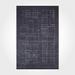Black Rectangle 2'7" x 2'8" Area Rug - Lofy Rectangle Printed Carpet Rectangle 7'9" X 8' 9" Area Rug w/ Non-Slip Backing Metal | Wayfair