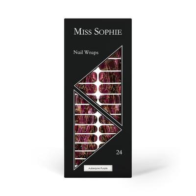 Miss Sophie - Nail Wraps Kunstnägel & Nageldesign 1 ct Aubergine Purple Image