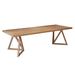 Hokku Designs Lucreta Dining Table Wood in Brown/Green | 29.5 H x 63 W x 27.6 D in | Wayfair EB6104583A8740BF9F1F88BB08DAF9A3