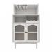 Latitude Run® Mirelez Bar Cabinet Wood in White | 50.39 H x 27.56 W x 15.75 D in | Wayfair A900257D10C047888BEA275775E6767D