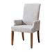 Red Barrel Studio® Lilyian Fabric Arm Chair Dining Chair Wood/Upholstered/Fabric in Gray | 24 H x 28.75 W x 19.5 D in | Wayfair