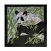 Winston Porter Panda Batik by K.C. Grapes Canvas Art Canvas, Bamboo in Brown/Gray/Green | 18 H x 18 W x 2 D in | Wayfair