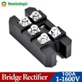 Pont redresseur à diode monophasé noir, générateur à aimant en continu, haute puissance, vent, 100A-1600V, 100A, 1600V, 1 pièce