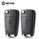 KEYYOU – housse de clé de voiture pliable étui à rabat pour Vauxhall Opel Astra H Corsa D Vectra C