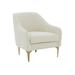 Serena Cream Velvet Accent Chair - REN-L05112