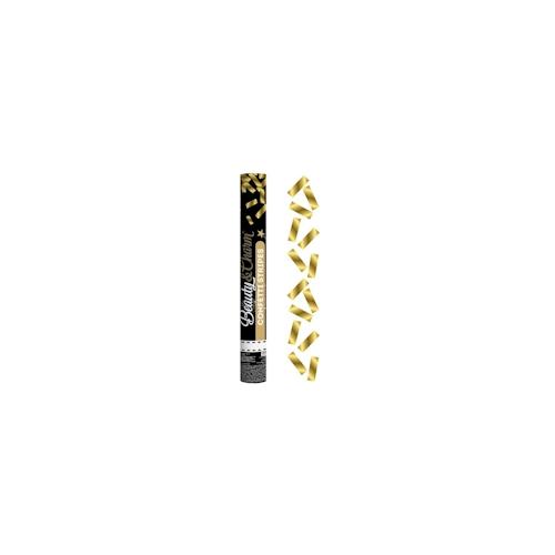 Konfettikanone gold metallic 40 cm