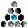 Compleanno luna piena luna luna luna Eclipse 10 pz 12mm/16mm/18mm/20mm/25mm/30mm rotondo foto vetro