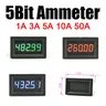 Amperometro DC a 5bit ± 1A 3A 5A 10A 50A misuratore di Ampere a LED digitale ad alta precisione