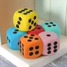 1PC 80mm Large Foam Dot Dices Six Sides Dices Kids Counting Toy Learning Aids per gioco da tavolo di