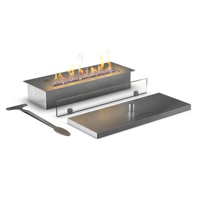 muenkel design safety burner [manueller Ethanol Brenner]: 450 mm - 2x Schutzglas Image