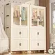 Baby clothes storage cabinet Free installation of baby wardrobe Children's small wardrobe sorting