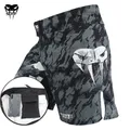 Men's Black Blue Fight Boxing Fitness Breathable Quick Dry Pants boxing shorts muaythai shorts Tiger