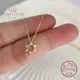 S925 sterling silver hexagram necklace 14K gold plated jeweled hollow Star of David pendant necklace