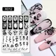 NICOLE DIARY Rose Flower Nail Art Stamping Plate Geometry Marble Templates Valentine's Mold Printing