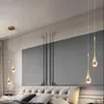 Lampadario moderno Villa lampadario a sospensione per uso domestico lampadario a soppalco dorato