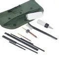 Tactical AR15 M16 Universal Butt Stock Gun Cleaning Kit With Oil Can Rod Brush Professional Hunting