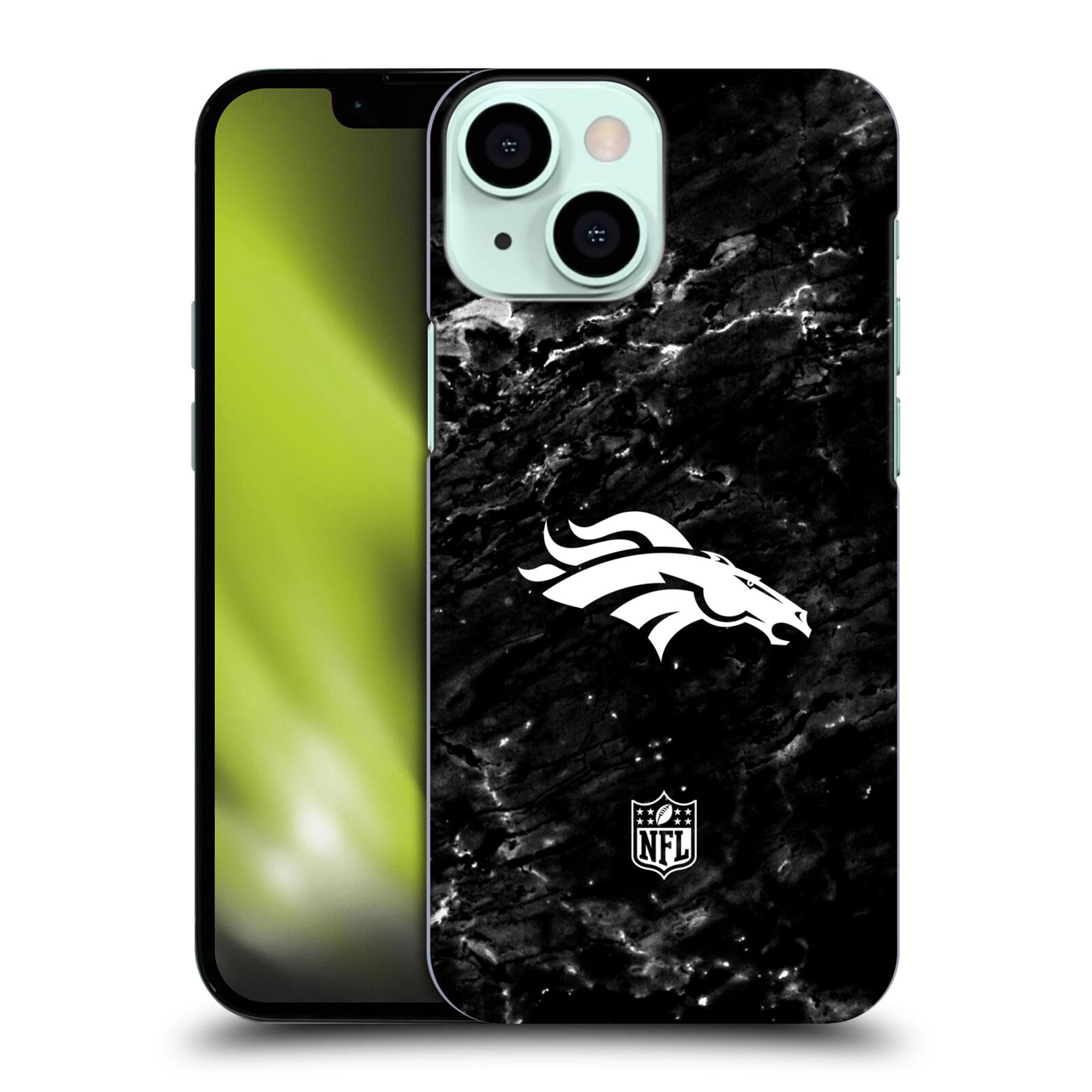 Coque Denver Broncos dure en marbre Shell - iPhone