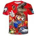 Baby Toddler Clothing Tees Super Mario T-shirt Boys Girls T Shirt Kids Clothes Kawaii Boy T-shirts