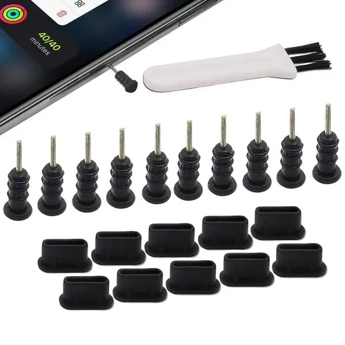 Typ C Stecker Staubs topfen 3 5mm Kopfhörer stecker USB Typ C Ladeans chluss schutz