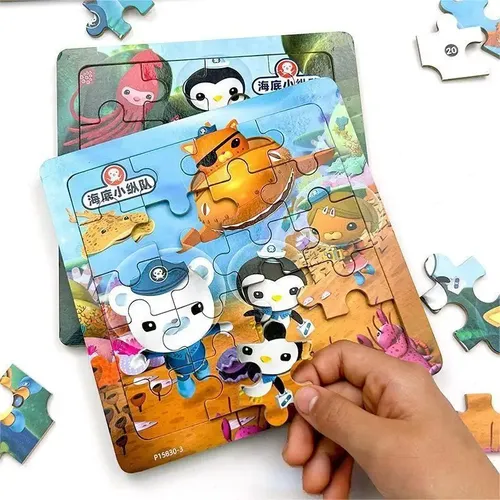 Die Oktonauten Puzzle 9-60 Stück Kinder Spielzeug Anime Bild Action figuren Puzzle DIY Kleinkind