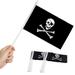 Pirate Mini Flag 12 Pack Hand Held Small Miniature Jolly Roger Flags